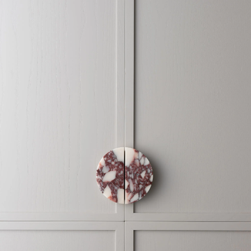 ARC - Calacatta Viola marble furniture handle by Lo & Co Interiors - view 3